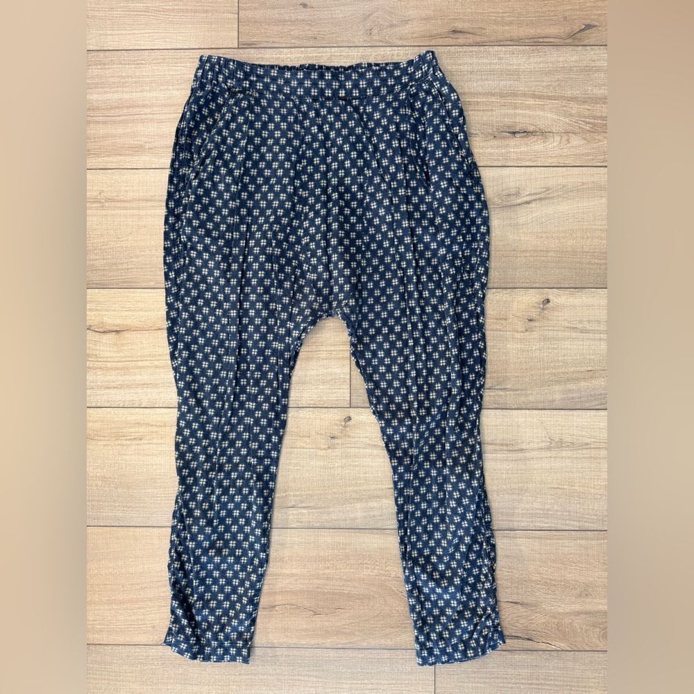 Urban Outfitters BDG women's navy s small pants lightweight fabric Boho Travel